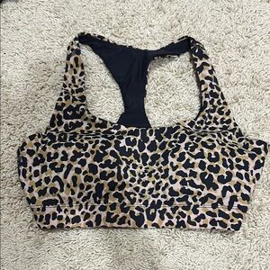 Outdoor Voices All-Time Sports Bra Leopard Print